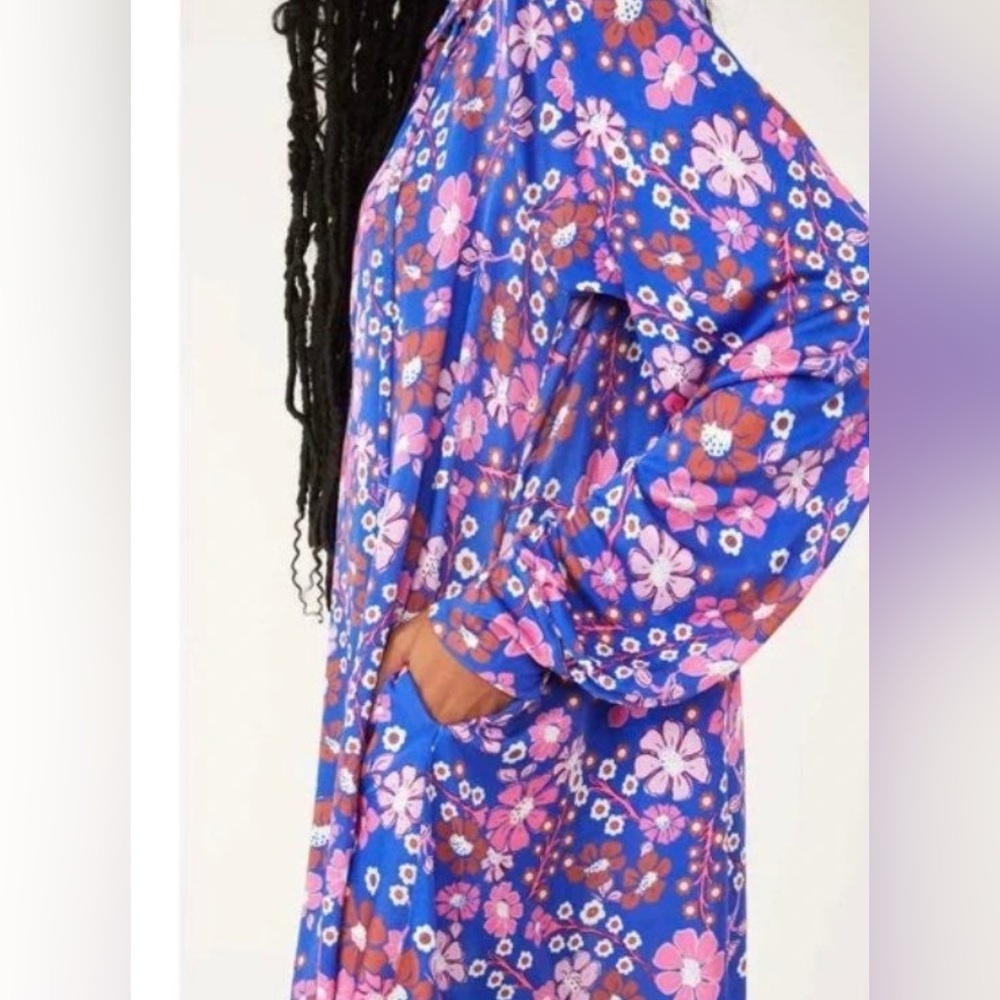 Free People satiny dress. NWT! Flirty and fun! - Picture 3 of 10